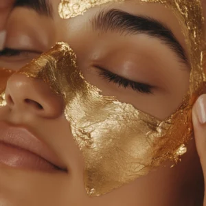 پاکسازی و فیشیال لوکس پوست با ماسک طلا
